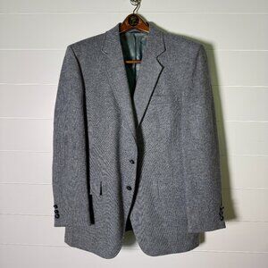 Kuppenheimer Blazer Sports Jacket Herringbone Gray